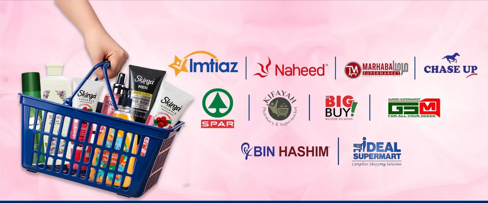 Shop in store - now available at Imtiaz, Naheed, Marhaba, Chase Up, SPAR, Kifayah, Big Buy, Garden Supermarket, Bin Hashim and Ideal Supermart